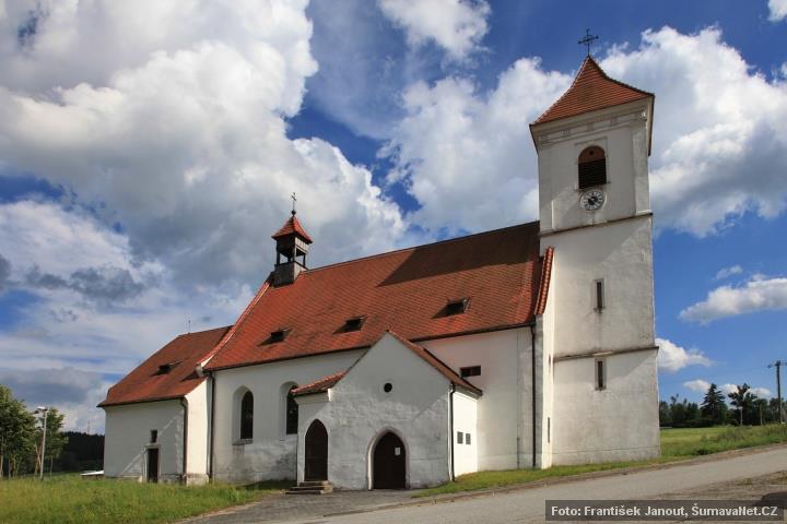 Polná na Šumavě - kostel sv. Martina